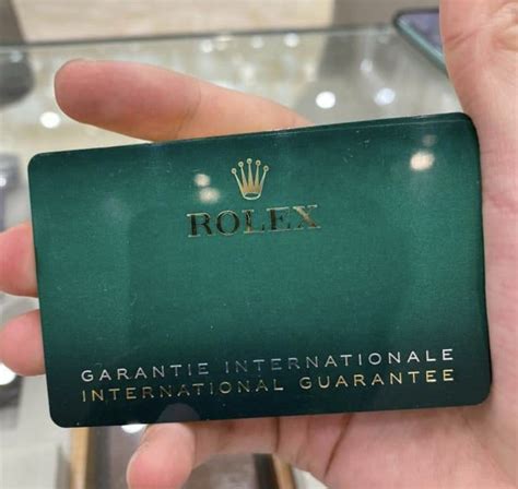 card garanzia cartacea rolex|rolex service card.